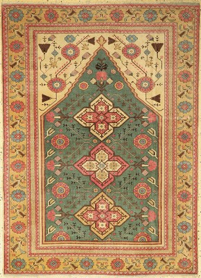 Transylvanischer Tuduc, Rumänien, um 1940/1950, Wolle auf Wolle, ca. 176 x 130 cm, EHZ: 2-3