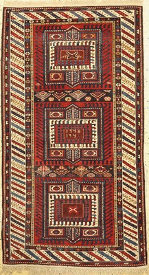 Antiker Schirwan, Kaukasus, um 1920, Wolle auf Wolle, ca. 190 x 110 cm, EHZ: 1(gebraucht)
