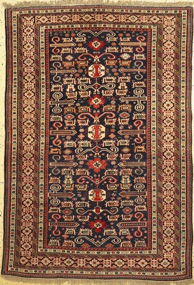 Antiker Chichi Kazak, Kaukasus, 19.Jhd, Wolle auf Wolle, ca. 210 x 146 cm, EHZ: 1-2, kleine Florfehlstelle