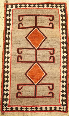 Gabbeh alt, Persien, um 1950, Wolle auf Wolle, ca. 177 x 110 cm, EHZ: 2
