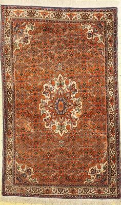 Bidjar Kork fein, Persien, ca. 50 Jahre, Korkwolle auf Baumwolle, ca. 153 x 94 cm, EHZ:2