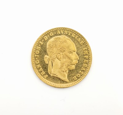 Goldmünze, 1 Dukat, Österreich-Ungarn, 1915, Franz Joseph I., offizielle Nachprägung