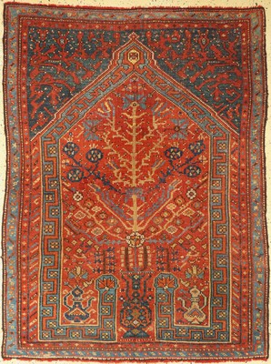 Antiker Uschak, Türkei, Anfang 19.Jhd, Wolle auf Wolle, ca. 180 x 137 cm, EHZ: 2-3