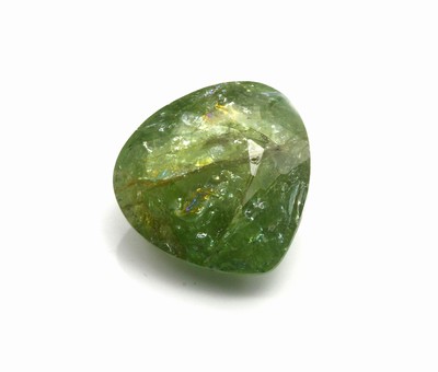 Loser facett. Paraiba Turmalin, Green, 6.35ct, Tropfen, 12.29 x 12.24 x 6.34 mm, mit AIG Expertise