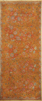 Batik Tiga Negri"Njonja Tjoa, Tjoen Tiang Solo"Tulis, um 1950, gebatikt, ca. 255 x 107 cm, ca.255 x 107 cm, kleine Ausbesserungen, fleckig