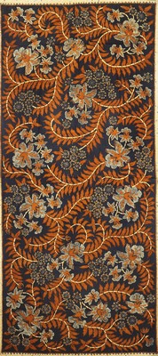 Batik Tribusono Solo, Tulis, Java, um 1950, Baumwolle gebatikt, ca. 240 x 107 cm, sehr guter Zustand