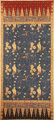Kain Panjang Lasem, Tulis, Indonesien, um 1950, Baumwolle gebatikt, ca. 232 x 105 cm, sehr guter Zustand
