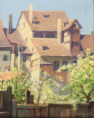Fritz Hildebrandt, 1878 Quedlinburg-1970, Studium an der Akademie Berlin, war Schüler von Müller-Schönefeld und Hans Licht, hier: 2 Arbeiten mit ...