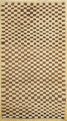 Hirtenteppich, Schachbrett-Muster, Türkei, um 1930, Wolle auf Wolle, ca. 176 x 100 cm, EHZ: 1-2