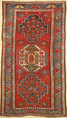 Loripampak Kazak antik, Kaukasus, 19.Jhd, Wolle auf Wolle, ca. 269 x 152 cm, EHZ: 3
