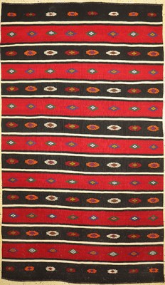 Anatol Kelim, Türkei, um 1960, Wolle auf Wolle, ca. 302 x 178 cm, EHZ: 1, gebraucht