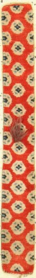 Tierschmuck antik, Tibet, um 1910, Wolle auf Baumwolle, ca. 67 x 9 cm, EHZ: 1-2