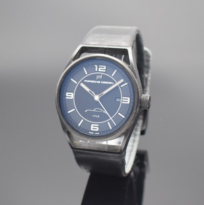 PORSCHE DESIGN Datetimer Eternity 70 Years auf1948 Stück limitierte Herrenarmbanduhr in Titan Referenz 6020.3.02.303, Schweiz um 2022, Automatik, ...
