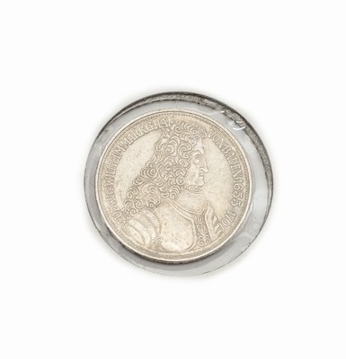 Silbermünze, 5 Mark, Deutschland 1955, Ludwig Wilhelm Markgraf von Baden, Prägemarke G