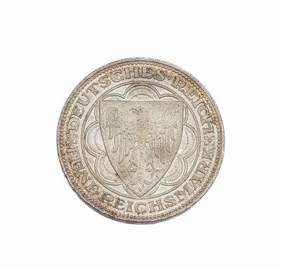 Silbermünze, 5 Reichsmark, Deutsches Reich, Bremen 1927, Hundert Jahre Bremerhaven