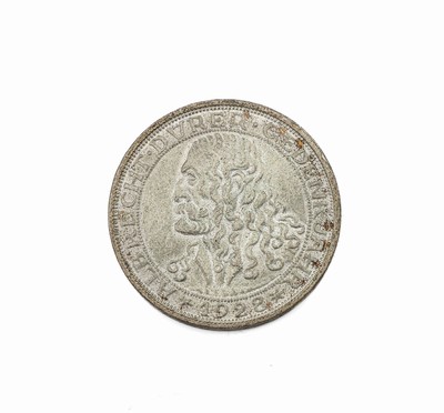 Silbermünze, 3 Reichsmark, Deutsches Reich ,1928, Albrecht Dürer Gedenkjahr