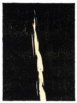 Günther Uecker, geb. 1930, Holzschnitt auf feinem Japanbütten, handsign., num. 9/50, mit Trockenstempel der Erker Galerie, St.Gallen, Blattgr. ...