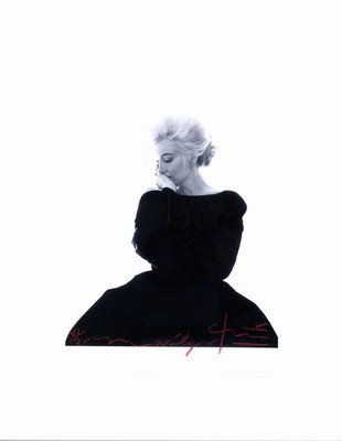 Bert Stern,1926 Brooklyn-New York 2013, Fotografie auf dickem, mattem Fotopapier, "Marilyn in Vogue", handsign., num. 41/72, verso nochmals ...
