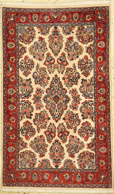 Sarogh fein, Persien, ca. 50 Jahre, Korkwolle auf Baumwolle, ca. 170 x 102 cm, EHZ: 1-2
