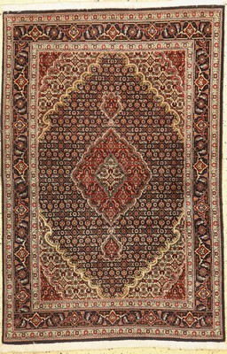 Täbriz fein, Persien, ca. 50 Jahre, Korkwolle mit Seide, ca. 155 x 102 cm, EHZ: 1-2