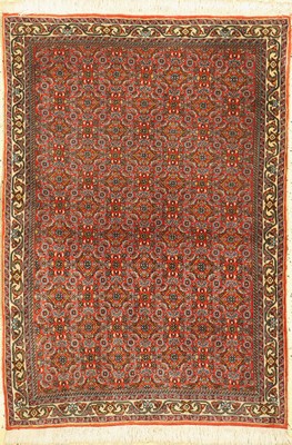 Bidjar Kork fein, Persien, ca. 50 Jahre, Korkwolle auf Baumwolle, ca. 137 x 95 cm, EHZ:1-2