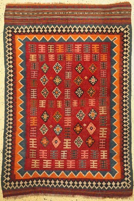 Ghaschgai Kelim, Persien, um 1920/1930, Wolle auf Wolle, ca. 206 x 138 cm, EHZ: 4