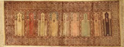 Kayseri Saf, Türkei, ca. 60 Jahre, merzerisierte Baumwolle, ca. 217 x 87 cm, EHZ:1-2