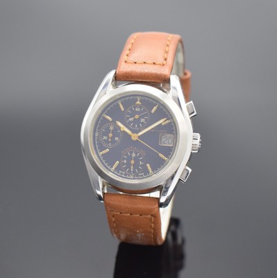 ETERNA Kontiki Herrenchronograph in Stahl Referenz 685 1575.41, Schweiz lt. orig. Pap. verk. 2009, Automatik, Stahlgeh., neutr. Lederband, Boden und ...