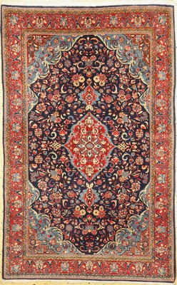 Sarogh Ghiasabad fein, Persien, um 1960, Korkwolle auf Baumwolle, ca. 202 x 127 cm, EHZ: 1-2