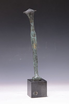 Laszlo Taubert, geb. 1966, Bronzeskulptur auf Marmorsockel, Unikat, Ausstellungsaufkleber auf der Unterseite des Marmorsockels, Provenienz: Atelier ...