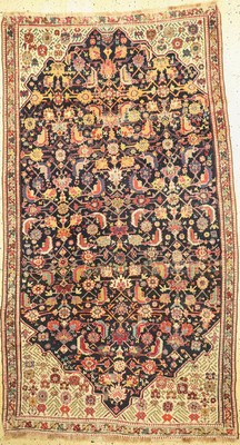 Karabagh antik, Kaukasus, 19.Jhd, Wolle aufWolle, ca. 261 x 145 cm, EHZ: 4