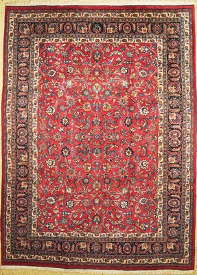 Mesched alt, signiert, Persien, um 1960, Wolle auf Baumwolle, ca. 340 x 245 cm, EHZ: 2