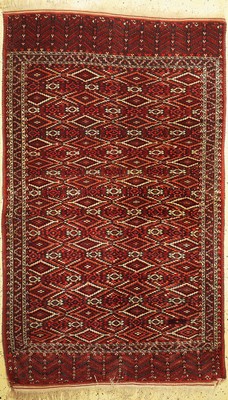 Antiker Yomud, Turkmenistan, um 1900, Wolleauf Wolle, ca. 240 x 145 cm, EHZ: 2