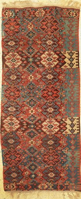 Malatia Kelim, Türkei, um 1900, Wolle auf Wolle, ca. 240 x 140 cm, EHZ: 1-2