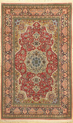 Ghom Kork, Persien, ca. 50 Jahre, Korkwolleauf Baumwolle, ca. 177 x 110 cm, EHZ: 1-2