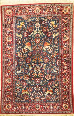Keschan Kork fein, Persien, um 1950, Korkwolle auf Baumwolle, ca. 210 x 140 cm, EHZ: 2