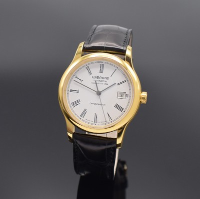 WEMPE Zeitmeister Glashütte i/SA Chronometer Herrenarmbanduhr Referenz WM140014, Deutschland um 2020, Automatik, verg. Gehäuse, Boden 6-fach ...