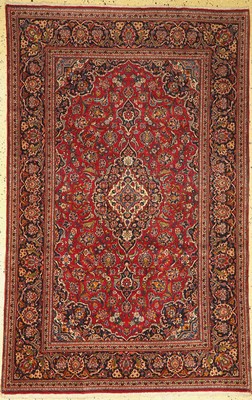 Keschan Kork alt, Persien, um 1950, Korkwolle auf Baumwolle, ca. 206 x 130 cm, EHZ: 1-2