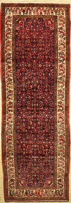 Hosseinabad alt, Persien, ca. 50 Jahre, Wolle auf Baumwolle, ca. 313 x 114 cm, gereinigt, EHZ: 1(gebraucht)