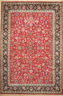 Mesched Kork alt, Persien, um 1960, Korkwolle auf Baumwolle, ca. 351 x 240 cm, gereinigt, EHZ: 1(gebraucht)