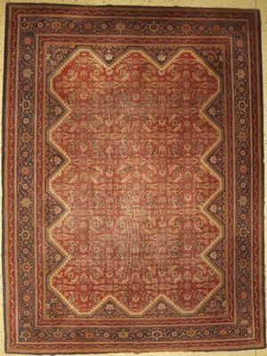 Täbriz antik, Persien, um 1900, Wolle auf Baumwolle, ca. 370 x 275 cm, EHZ: 4