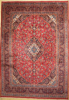 Kaschmar alt, Persien, ca. 40 Jahre, Wolle auf Baumwolle, ca. 412 x 291 cm, gereinigt, EHZ: 1(gebraucht)