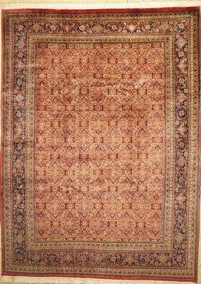 Bidjar fein alt, Indien, ca. 40 Jahre, Korkwolle auf Baumwolle, ca. 340 x 245 cm, gereinigt, EHZ: 1-2