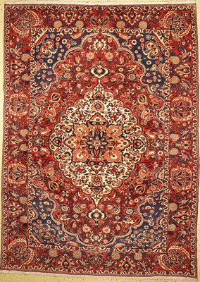 Bachtiar alt, Persien, um 1950, Wolle auf Baumwolle, ca. 350 x 250 cm, gereinigt, EHZ: 1(gebraucht)