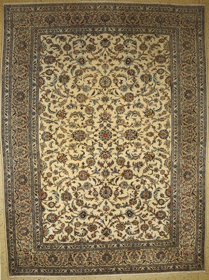 Keschan alt, Persien, ca. 50 Jahre, Wolle auf Baumwolle, ca. 392 x 298 cm, EHZ: 2