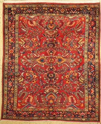 Lilian alt, Persien, um 1950, Wolle auf Baumwolle, ca. 197 x 160 cm, EHZ: 1-2