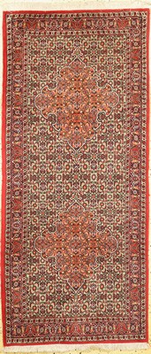 Bidjar Kork fein, Persien, ca. 40 Jahre, Korkwolle auf Baumwolle, ca. 195 x 88 cm, EHZ:1(gebraucht)