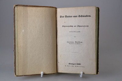 Johannes Nefflen (1879-1858): Der Vetter aus Schwaben. Schwabenbrauch und Schwabenstreich, aus dem leben gegriffen, Stuttgart, Balz 1837 ...