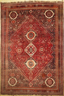 Ghaschgai alt, Persien, um 1950, Wolle auf Wolle, ca. 322 x 222 cm, EHZ: 2