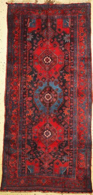 Kordi Bidjar alt, Persien, um 1940, Wolle auf Wolle, ca. 280 x 137 cm, EHZ: 2